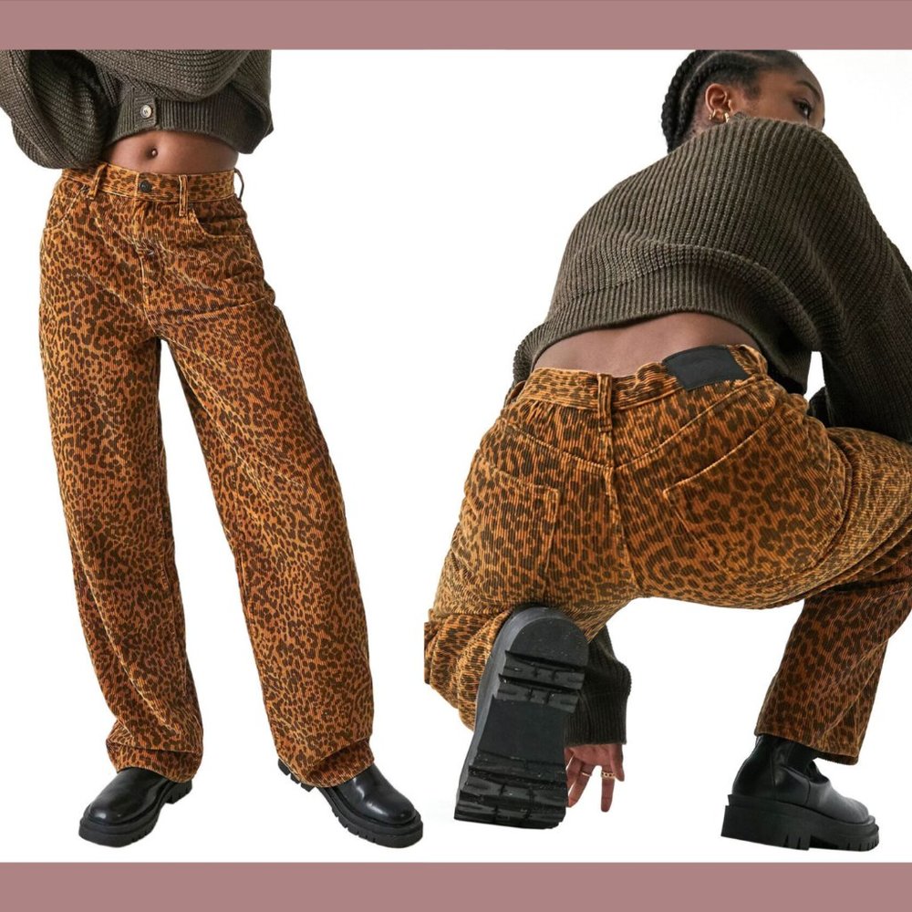 Bdg Leopard Print Pants - Brown - image 1